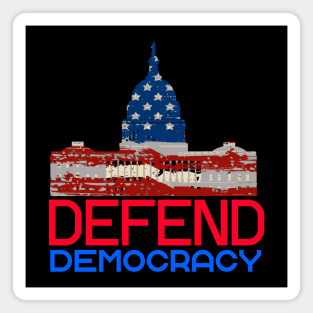 Defend Democracy Magnet